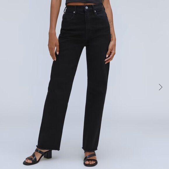 NWT Everlane The Way-High Jeans in coal size 24 regular - Picture 1 of 5